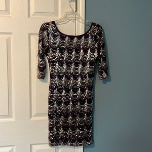 Sequin semi formal occasion women’s dress, dressy events or homecoming